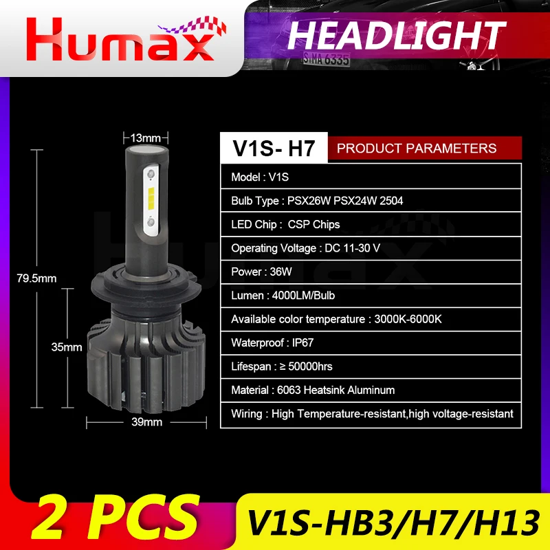 12.12 V1S 2Pcs HB3 H7 H11 LED Auto Car Headlight 25W 45W 55W 8000LM High Low Beam Bulb Automobile Lamp Light bulbs
12.12 V1S 2Pcs HB3 H7 H11 LED Auto Car Headlight 25W 45W 55W 8000LM High Low Beam Bulb Automobile Lamp Light bulbs