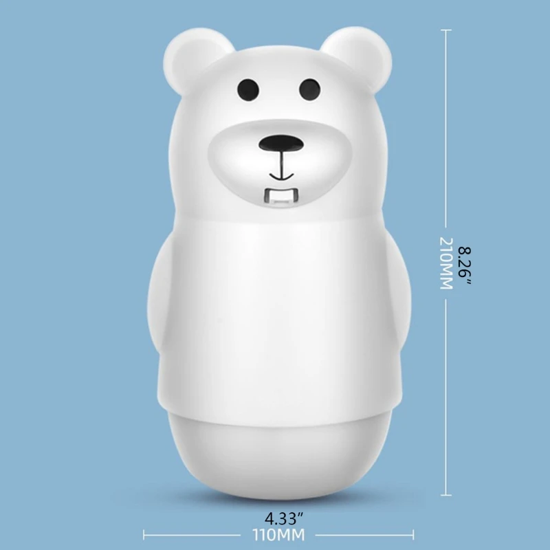 Automatic Induction Foam Touchless Soap Dispenser USB Rechargeable Foaming Soap Dispenser Panda Cartoon Type 300ml
Automatic Induction Foam Touchless Soap Dispenser USB Rechargeable Foaming Soap Dispenser Panda Cartoon Type 300ml