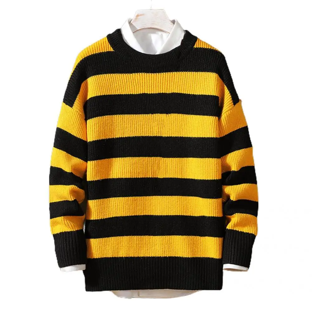 Male Sweater Loose Men Sweater Knitted Anti-shrink Trendy Great Stitching Spring Sweater
Male Sweater Loose Men Sweater Knitted Anti-shrink Trendy Great Stitching Spring Sweater
