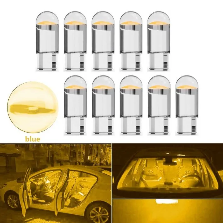 10pcs COB Led Lights Yellow Bulbs Error Free Canbus Xenon Sidelight DC 12V License Plate Lamp T10 W5W 168 194
10pcs COB Led Lights Yellow Bulbs Error Free Canbus Xenon Sidelight DC 12V License Plate Lamp T10 W5W 168 194