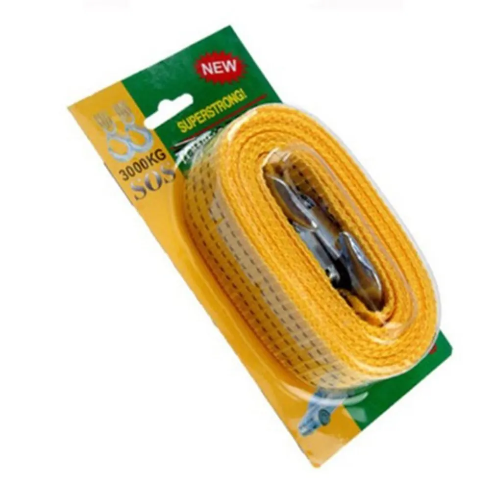Heavy Duty Car Tow Rope Strap Belt High Strength Nylon Strap with Strong Metal Hook Towing Cable for Trailer
Heavy Duty Car Tow Rope Strap Belt High Strength Nylon Strap with Strong Metal Hook Towing Cable for Trailer