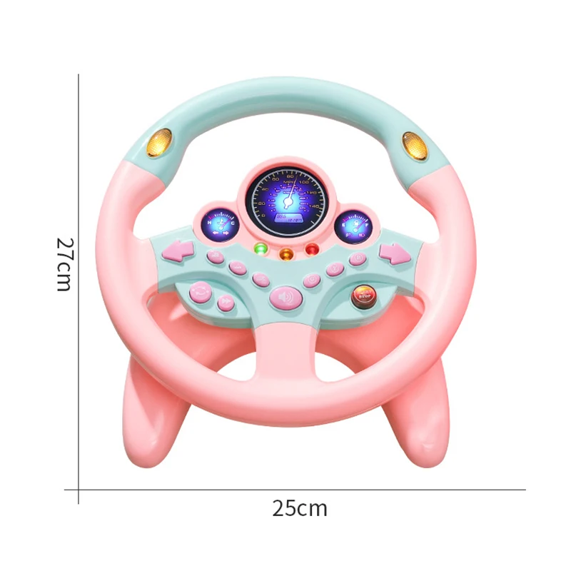 Children Steering Wheel Toy with Light Simulation Driving Sound Music funny Educational Baby Electronic Travel kids Vocal toys
Children Steering Wheel Toy with Light Simulation Driving Sound Music funny Educational Baby Electronic Travel kids Vocal toys