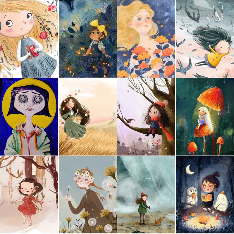 Cross Stitch 5D DIY Diamond Painting Cartoon Inset Naughty Cute Girl Embroidery Rhinestone Full Paste For Living Room Home Decor
Cross Stitch 5D DIY Diamond Painting Cartoon Inset Naughty Cute Girl Embroidery Rhinestone Full Paste For Living Room Home Decor