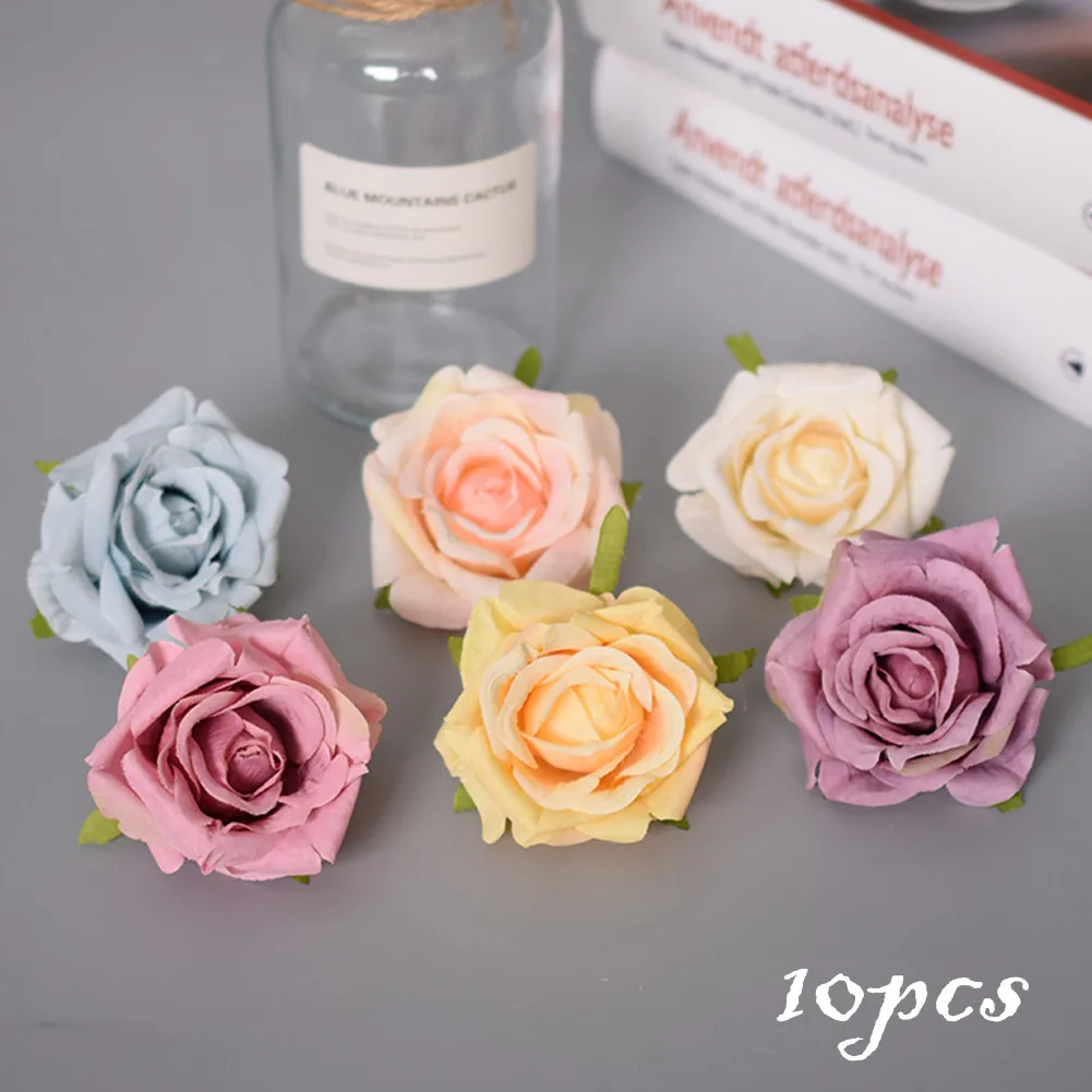 10Pcs Artificial Flowers Head Small Silk Rose Heads Artificial Fake Flower Buds Wedding Party Decor DIY Wreath Scrapbook Supp
10Pcs Artificial Flowers Head Small Silk Rose Heads Artificial Fake Flower Buds Wedding Party Decor DIY Wreath Scrapbook Supp