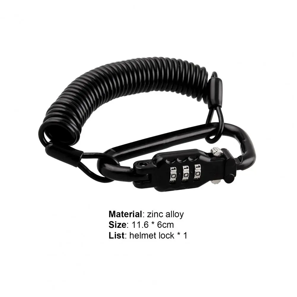 80% Dropshipping!!Universal Motorcycle Helmet Lock Quick Lock Telescopic Cable Anti-theft Password Lock for Motorbike
80% Dropshipping!!Universal Motorcycle Helmet Lock Quick Lock Telescopic Cable Anti-theft Password Lock for Motorbike