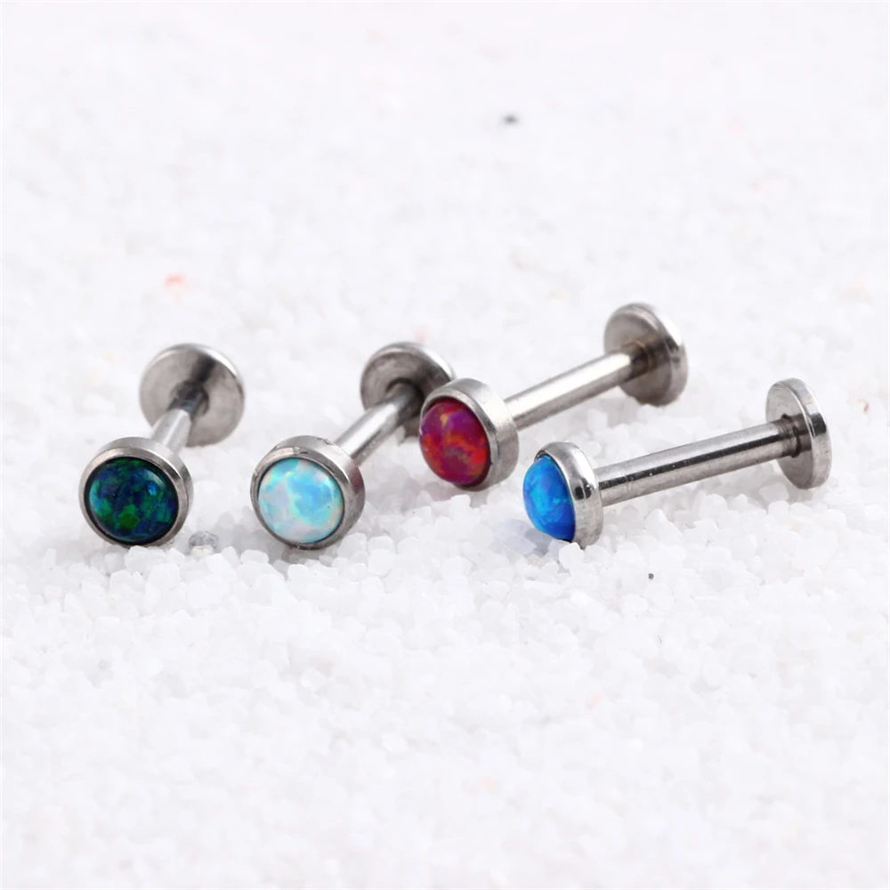 1PC Snow Opal Labret Septum Piercing Nose Stud Ear Tragus Ring Forward Helix Piercing Stainless Steel Opal Pircing Body Jewelry
1PC Snow Opal Labret Septum Piercing Nose Stud Ear Tragus Ring Forward Helix Piercing Stainless Steel Opal Pircing Body Jewelry
