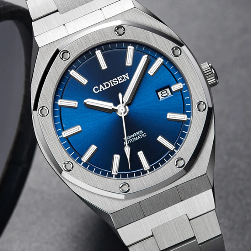 CADISEN New Watch Men Automatic Mechanical Tourbillon Clock Fashion Sport Diving Watch 100ATM Waterproof Luminous Watches Mens
CADISEN New Watch Men Automatic Mechanical Tourbillon Clock Fashion Sport Diving Watch 100ATM Waterproof Luminous Watches Mens