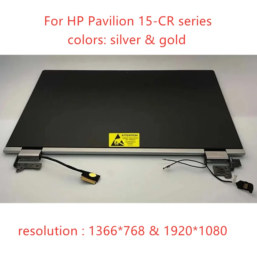 Оригинальный Полный комплект с шарниром для HP Pavilion 15-CR0002LA ЖК-дисплей