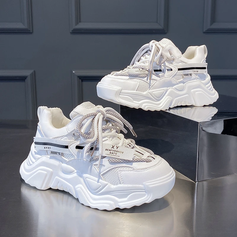 Chunky Sneakers Women Fashion Breathable Designer Ladies Sport Trainers Casual Thick Sole Platform Sneakers Women Basket Femme
Chunky Sneakers Women Fashion Breathable Designer Ladies Sport Trainers Casual Thick Sole Platform Sneakers Women Basket Femme
