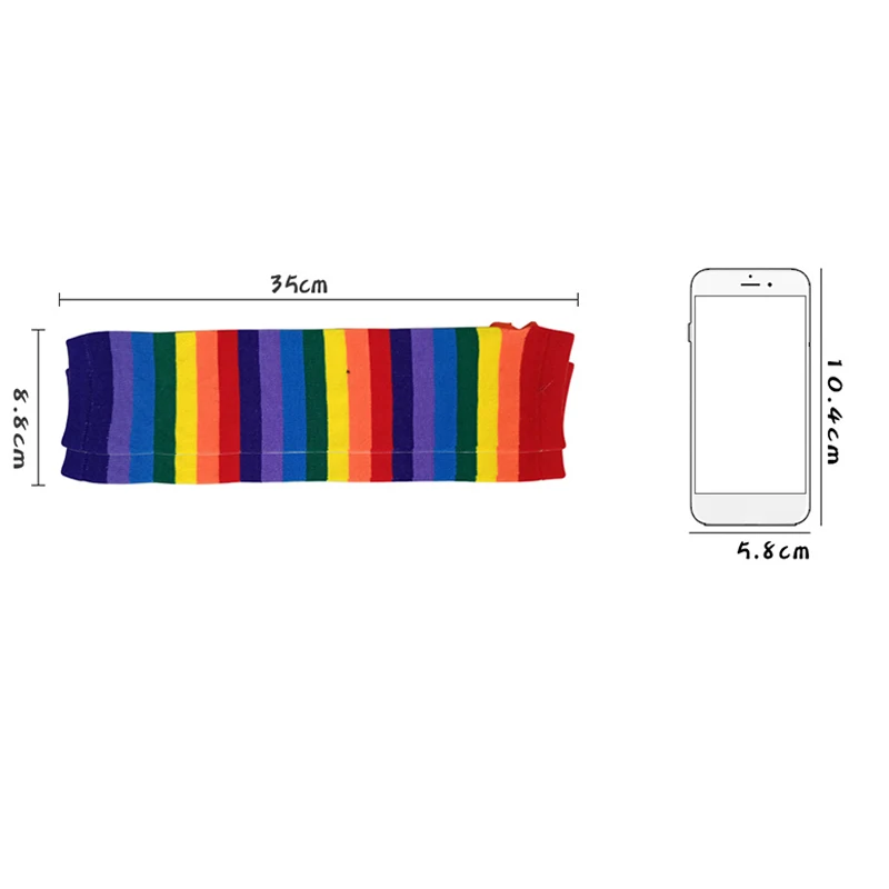 Colorful Candy Color Cute Arm Sleeves Striped Arm Sleeves Rainbow Sun Protection Sleeve
Colorful Candy Color Cute Arm Sleeves Striped Arm Sleeves Rainbow Sun Protection Sleeve