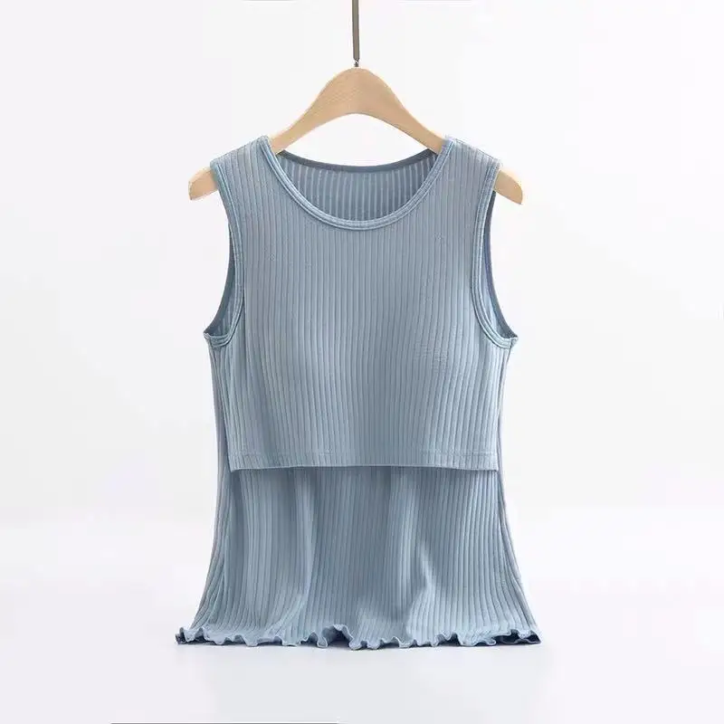 8 Colors Summer Maternity Clothing Pregnant Women Tanks Solid Color Home Nursing Tops
8 Colors Summer Maternity Clothing Pregnant Women Tanks Solid Color Home Nursing Tops