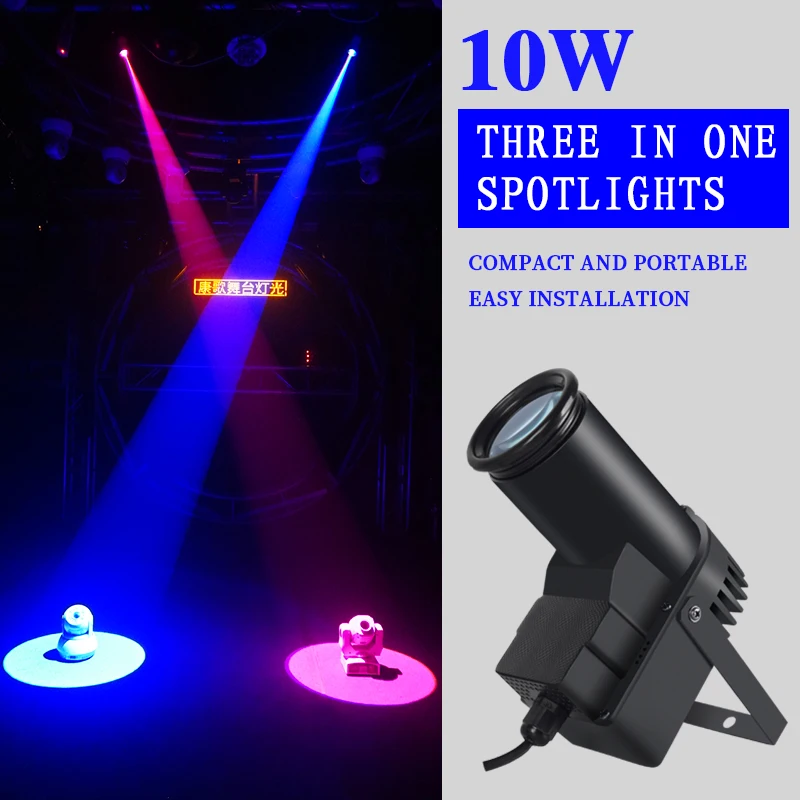 RGBW Disco Beam Led Spotlight 10w Mini DMX512 Stage Light mirror ball pin spot lights spotlights for Party KTV Bar Dj
RGBW Disco Beam Led Spotlight 10w Mini DMX512 Stage Light mirror ball pin spot lights spotlights for Party KTV Bar Dj