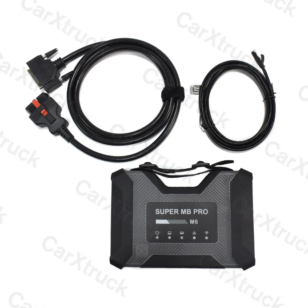 SUPER MB PRO M6 Wireless Star Diagnosis Tool fit for Benz Car and Trucks Compatible with DOIP, K-line,CAN Low,Can High,LIN,RS485
SUPER MB PRO M6 Wireless Star Diagnosis Tool fit for Benz Car and Trucks Compatible with DOIP, K-line,CAN Low,Can High,LIN,RS485
