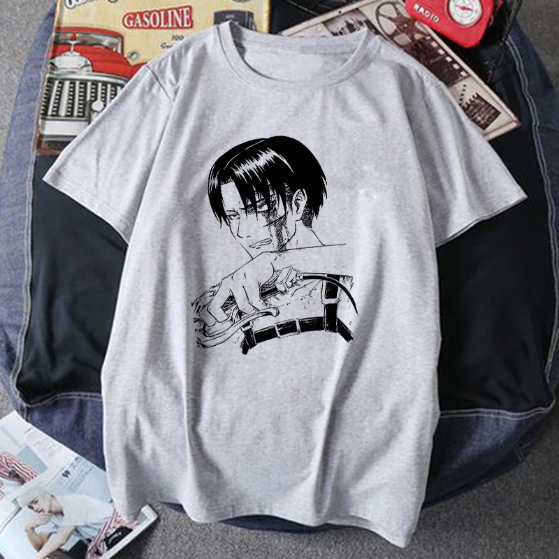 Japanese Anime Attack On Titan T Shirt Women Levi Shingeki No Kyojin Cartoon Titans Attack Graphic Tees Harajuku Tshirt Female
Japanese Anime Attack On Titan T Shirt Women Levi Shingeki No Kyojin Cartoon Titans Attack Graphic Tees Harajuku Tshirt Female