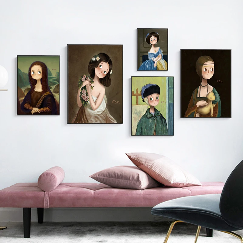 Lovely Mona Lisa vintage oil painting, art posters and prints, wall canvas paintings for living room decoration
Lovely Mona Lisa vintage oil painting, art posters and prints, wall canvas paintings for living room decoration