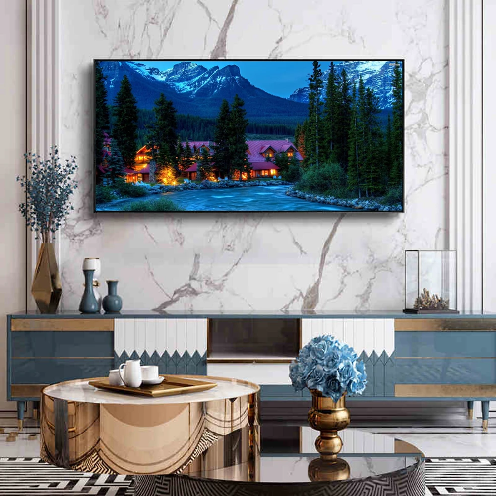 Nordic landscape oil painting town characteristic house art canvas painting living room corridor office home decoration mural
Nordic landscape oil painting town characteristic house art canvas painting living room corridor office home decoration mural