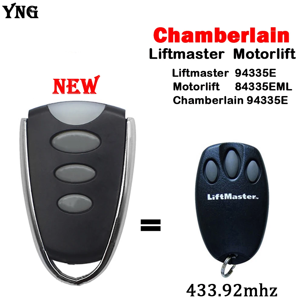 New Chamberlain Motorlift Liftmaster Garage Door Remote Control Liftmaster 94335E 84335E 1A6518 1A5639-7 Garage Door Opener
New Chamberlain Motorlift Liftmaster Garage Door Remote Control Liftmaster 94335E 84335E 1A6518 1A5639-7 Garage Door Opener