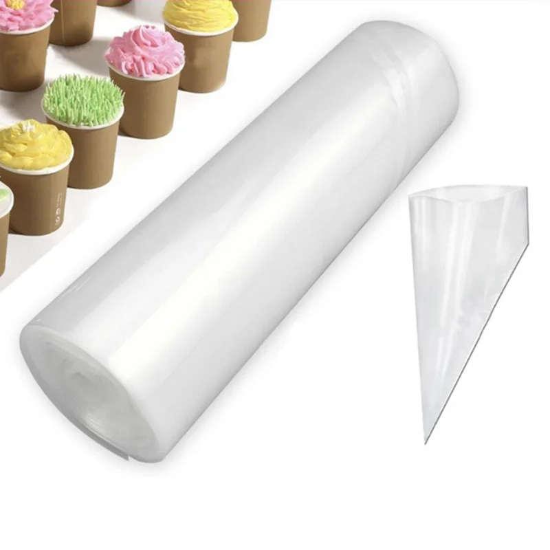 Cake Cream Decorating Pastry Tip Tool Bakeware Cake Tools 50 Pcs/roll Large Size Disposable Piping Bag Icing Fondant
Cake Cream Decorating Pastry Tip Tool Bakeware Cake Tools 50 Pcs/roll Large Size Disposable Piping Bag Icing Fondant
