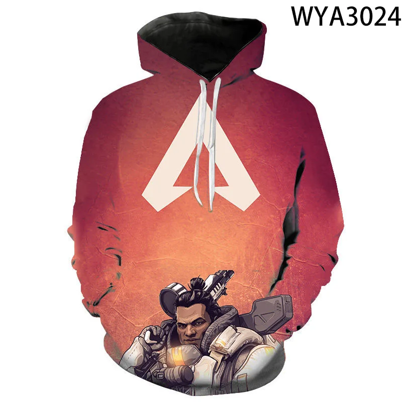 New Fashion Games Apex Legends Sweatshirt Men Women Children Hoodies 3D Printed Streetwear Pullover Long Sleeve Boy Girl Kids
New Fashion Games Apex Legends Sweatshirt Men Women Children Hoodies 3D Printed Streetwear Pullover Long Sleeve Boy Girl Kids