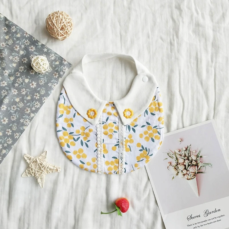Baby Cotton Flower Printing Bib Newborn Feeding Saliva Towel Burp Cloth for A2UB
Baby Cotton Flower Printing Bib Newborn Feeding Saliva Towel Burp Cloth for A2UB