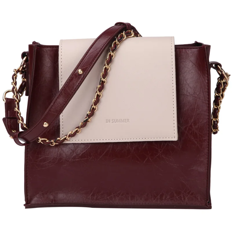 Contrast color Square Tote bag 2020 Fashion New High Quality PU Leather Women's Designer Handbag Chain Shoulder Messenger Bag
Contrast color Square Tote bag 2020 Fashion New High Quality PU Leather Women's Designer Handbag Chain Shoulder Messenger Bag