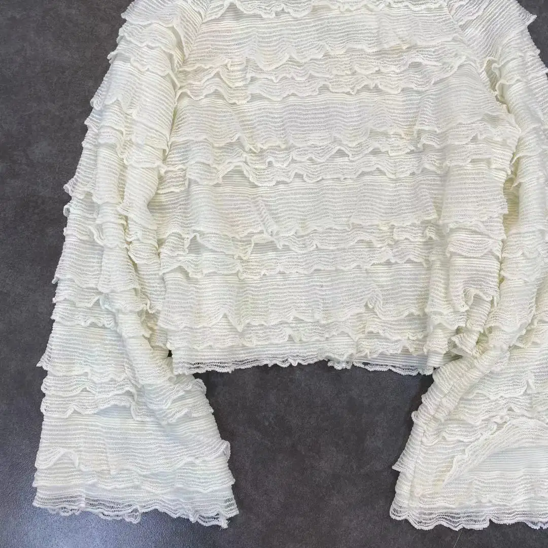 ZCSMLL 2021 women tops spring Round Neck Lace Up bowknot cake layer long sleeve Korean sweet wind loose blouse
ZCSMLL 2021 women tops spring Round Neck Lace Up bowknot cake layer long sleeve Korean sweet wind loose blouse