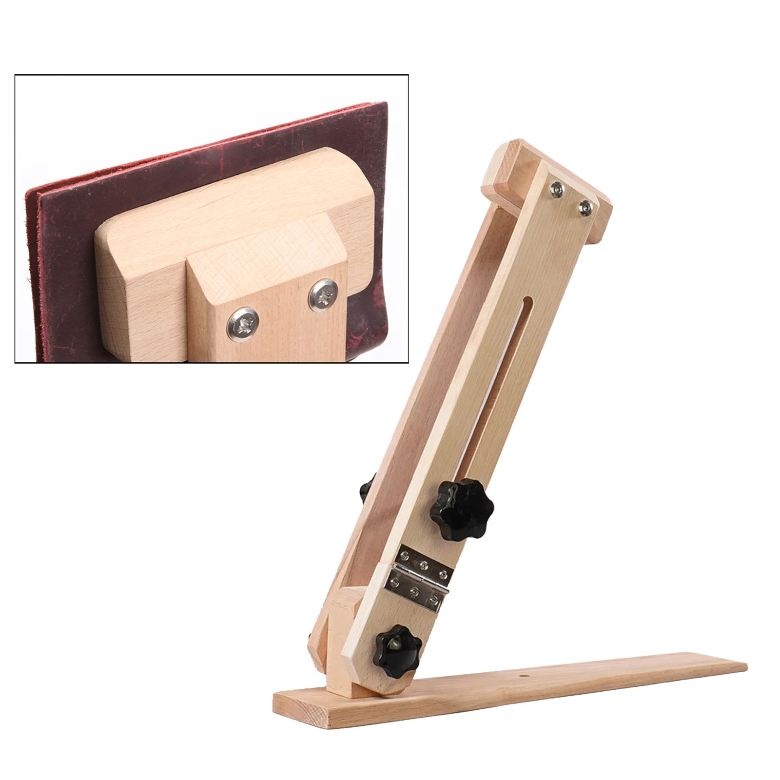 Leather Craft Adjustable Hand Stitching Pony Horse Improved Wood Table Clamp for Leathercraft Sewing DIY Tool
Leather Craft Adjustable Hand Stitching Pony Horse Improved Wood Table Clamp for Leathercraft Sewing DIY Tool
