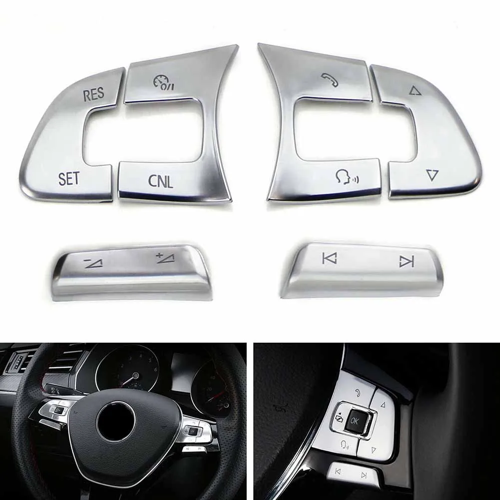 Car Sticker For Passat B8 Interior Silver Light, Durable, High-quality Steering Wheel Control Button Switch Cover Trim
Car Sticker For Passat B8 Interior Silver Light, Durable, High-quality Steering Wheel Control Button Switch Cover Trim