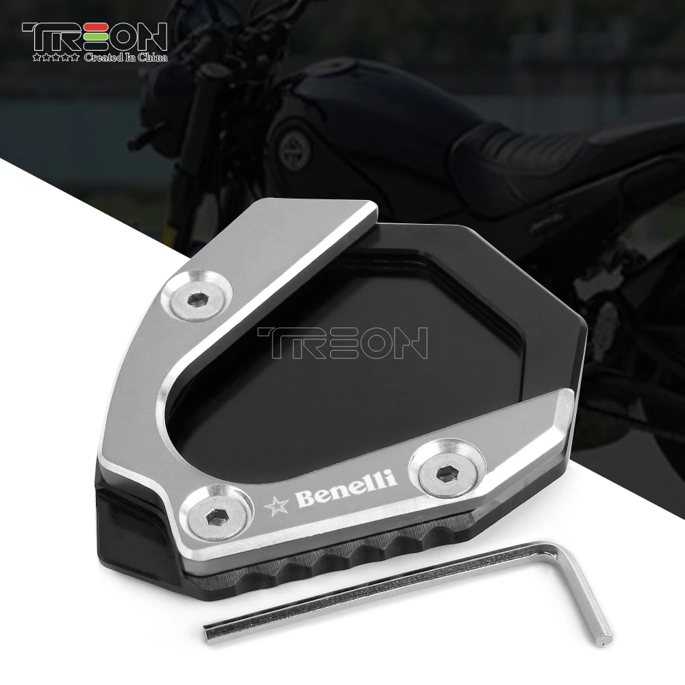 Боковая подставка для ног мотоцикла Benelli leoncino 500 Аксессуары CNC алюминиевая