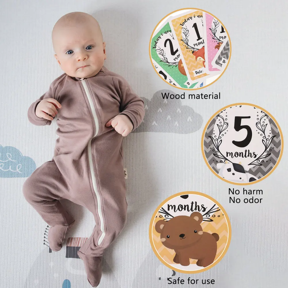 12PCS Animal Baby Monthly Milestone Multi-functional Practical Milestone Cards
12PCS Animal Baby Monthly Milestone Multi-functional Practical Milestone Cards