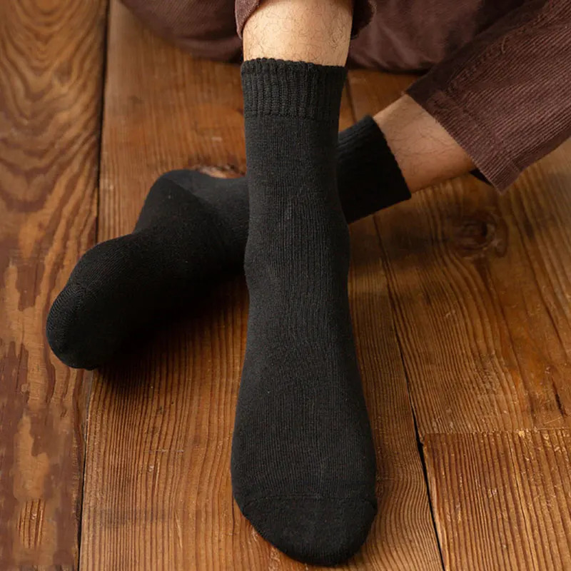 1 Pairs Men Socks Male Casual Business Socks Solid Color Breathable Comfortable Thicken Plus Fleece Warm Cotton Terry Socks
1 Pairs Men Socks Male Casual Business Socks Solid Color Breathable Comfortable Thicken Plus Fleece Warm Cotton Terry Socks