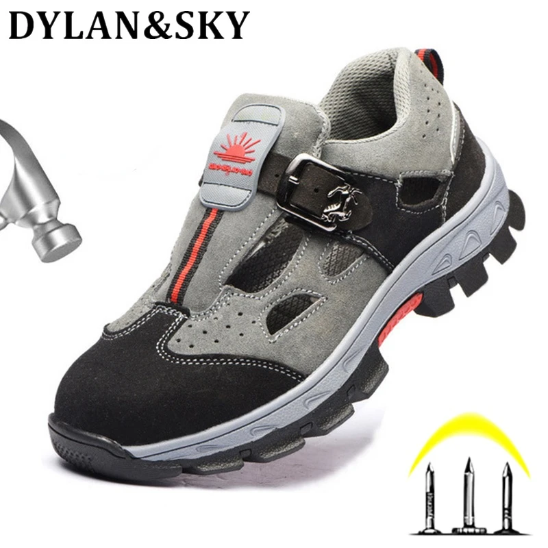 Safety Shoes Men Work Boots Steel Toe Work Safety Boot Anti-puncture Outdoor Sneakers Summer Breathable Work Shoes
Safety Shoes Men Work Boots Steel Toe Work Safety Boot Anti-puncture Outdoor Sneakers Summer Breathable Work Shoes