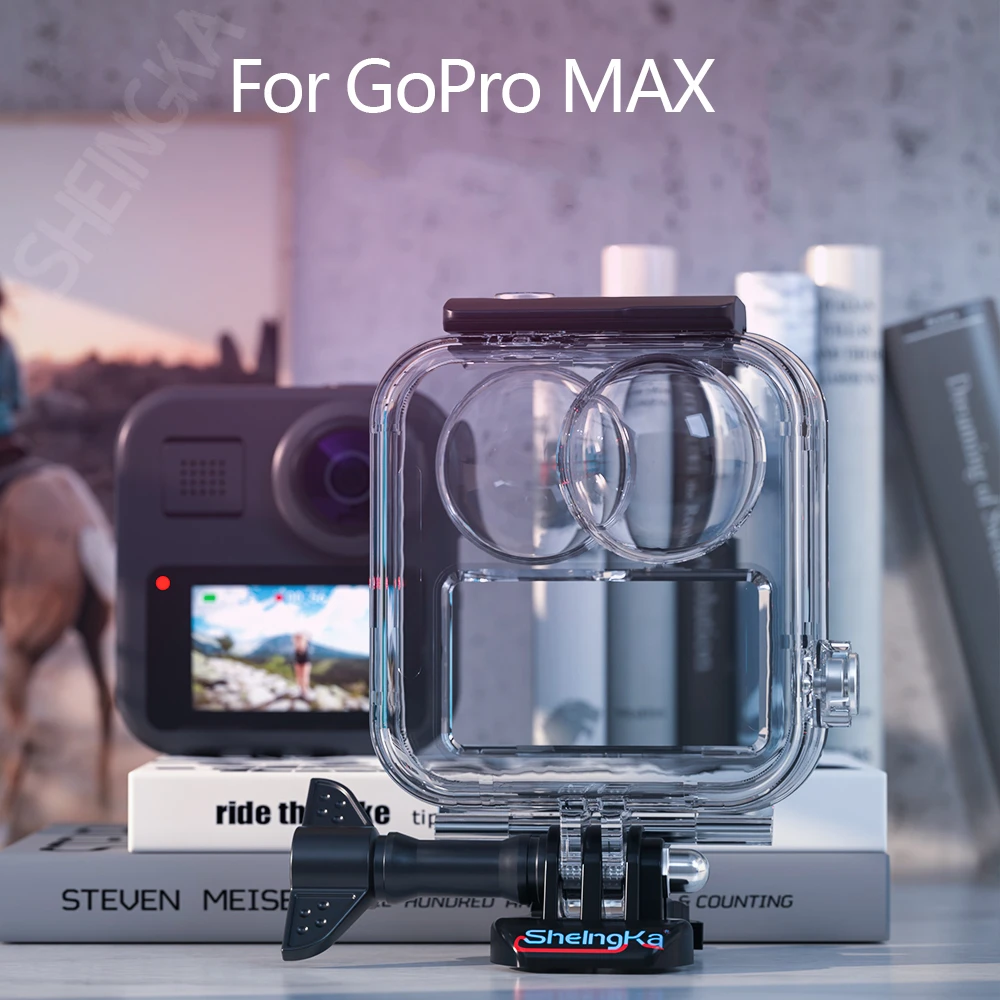 Водонепроницаемый чехол для экшн-камеры Gopro Max, защитный чехол для подводного погружения и дайвинга
Водонепроницаемый чехол для экшн-камеры Gopro Max, защитный чехол для подводного погружения и дайвинга