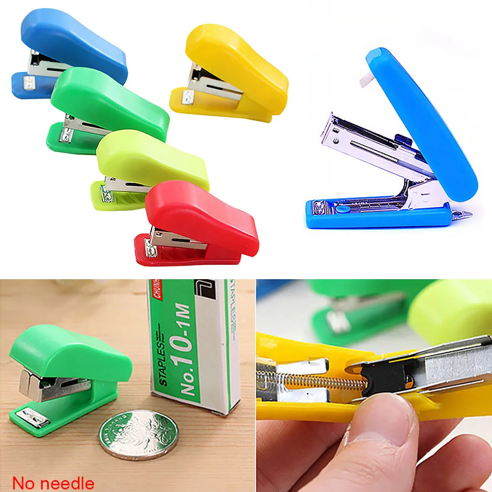 Random Color Cute Mini Stapler Student Use Plastic Portable Stationery Small Office Durable For No. 10 Staples
Random Color Cute Mini Stapler Student Use Plastic Portable Stationery Small Office Durable For No. 10 Staples