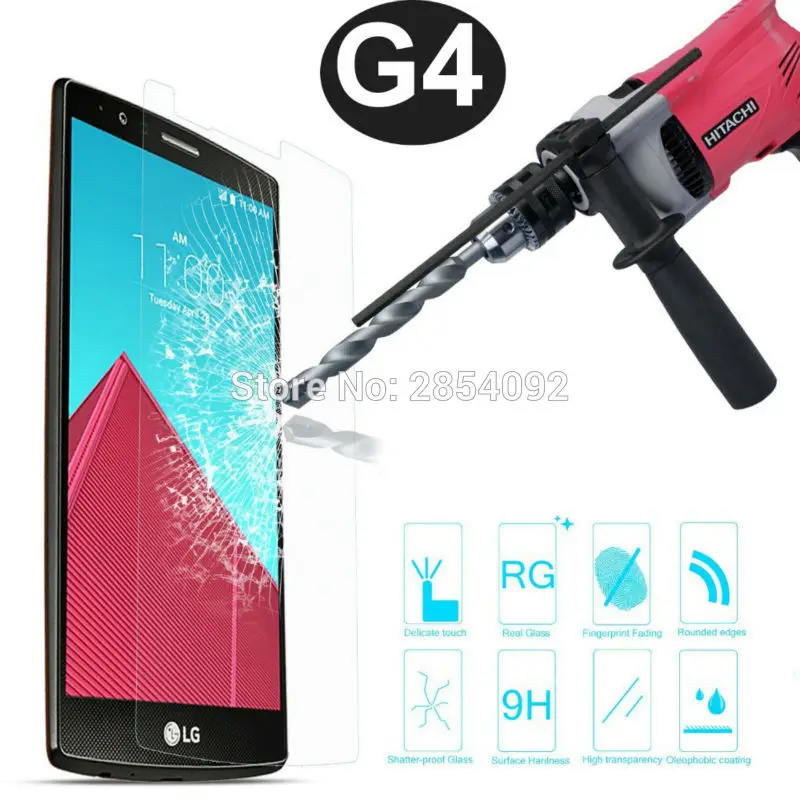 Взрывозащищенное 2.5d Закаленное стекло для защиты экрана lg g4 h815 h810 vs999 f500 hd