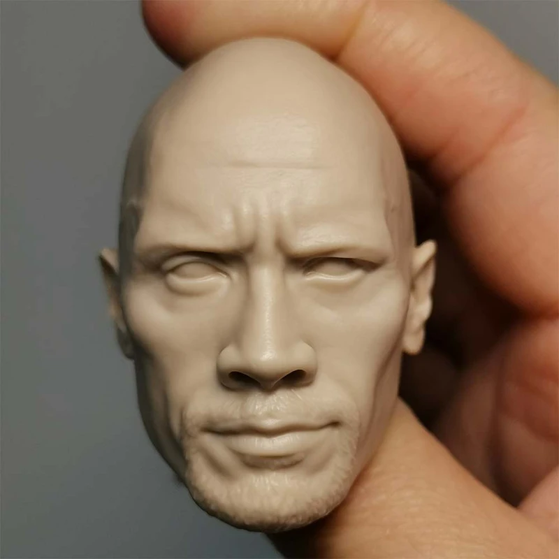 Масштаб 1/6 специальная голова Dwayne Johnson Неокрашенная подходит для фигуры 12 дюймов |