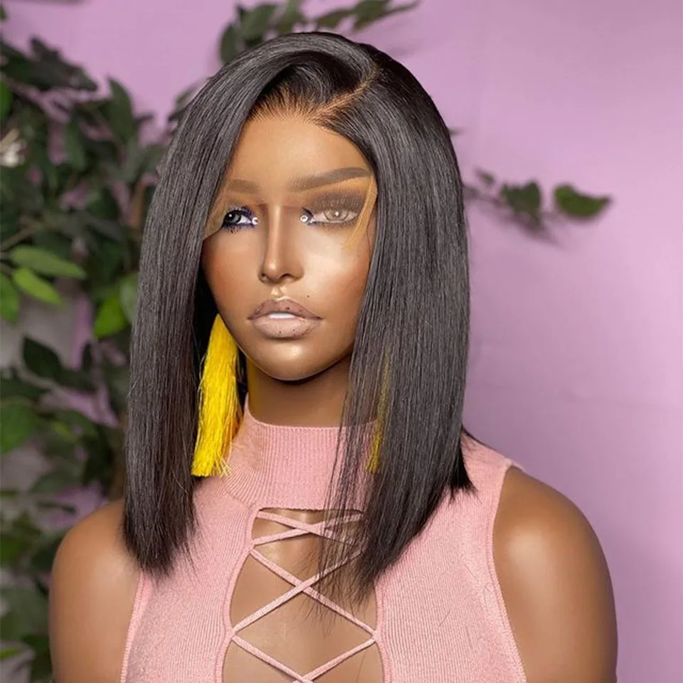 Synthetic Lace Front Wig Short Bob 10-14 Inch Silky Straight Heat Resistant Cosplay Bob Wigs For Black Women
Synthetic Lace Front Wig Short Bob 10-14 Inch Silky Straight Heat Resistant Cosplay Bob Wigs For Black Women