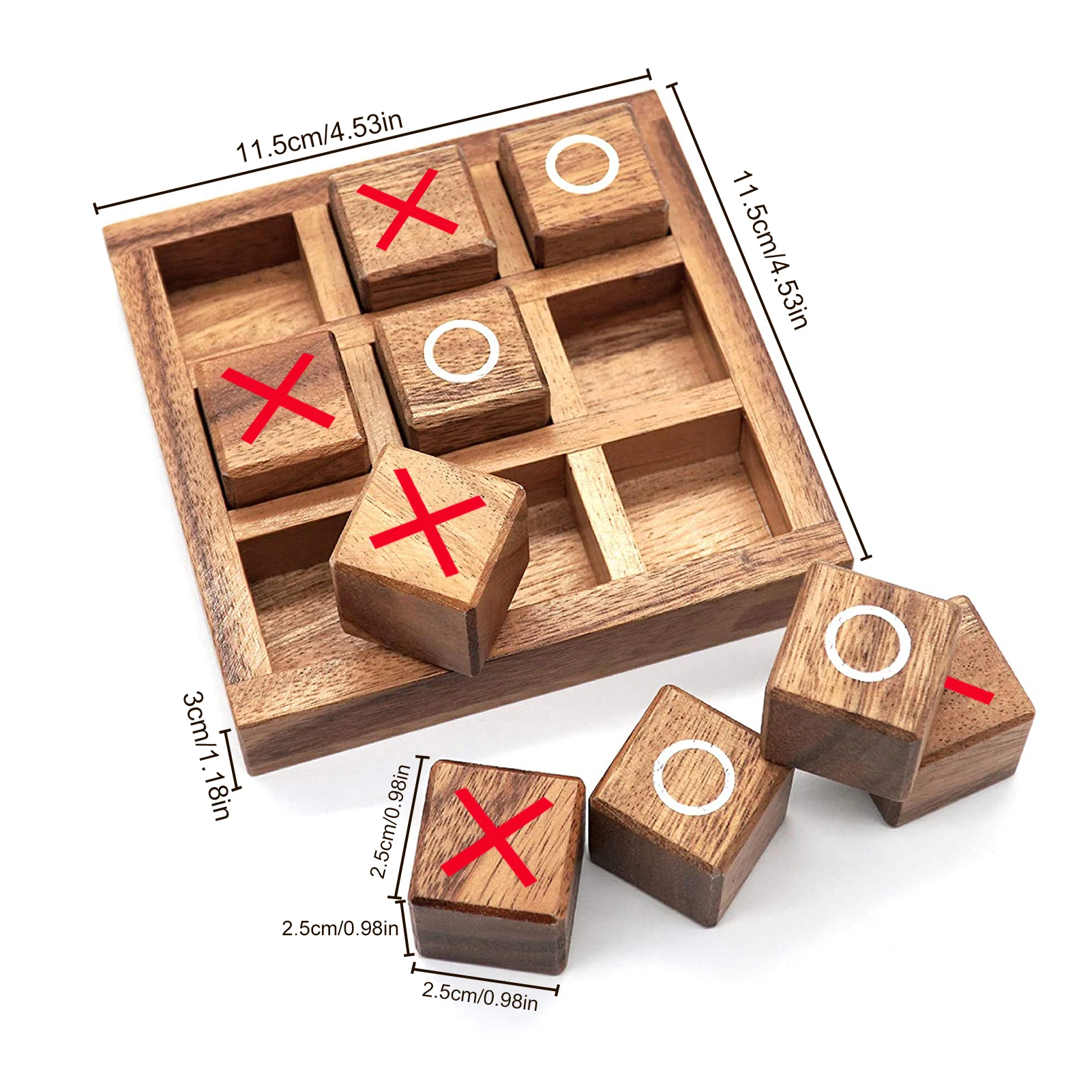 xo Wood Board Game Toy Leisure Parent-Child Interaction Game Board Chess Developing Intelligent Puzzle Game Educational Toys #W0
xo Wood Board Game Toy Leisure Parent-Child Interaction Game Board Chess Developing Intelligent Puzzle Game Educational Toys #W0