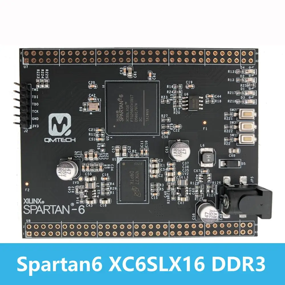 Макетная плата XILINX FPGA Spartan6, плата XILINX FPGA DDR3 Spartan-6 ядер, XC6SLX16 50 МГц XC6SLX16-2FTG256C
Макетная плата XILINX FPGA Spartan6, плата XILINX FPGA DDR3 Spartan-6 ядер, XC6SLX16 50 МГц XC6SLX16-2FTG256C