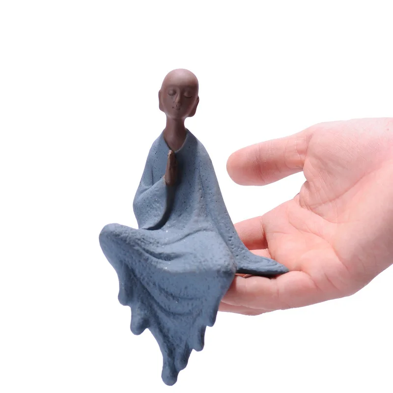 Purple Clay Monk Buddha Sitting Statues Zen Creative Ornaments Home Decoration Monk Gift Figurines Tabletop Handcrafts
Purple Clay Monk Buddha Sitting Statues Zen Creative Ornaments Home Decoration Monk Gift Figurines Tabletop Handcrafts