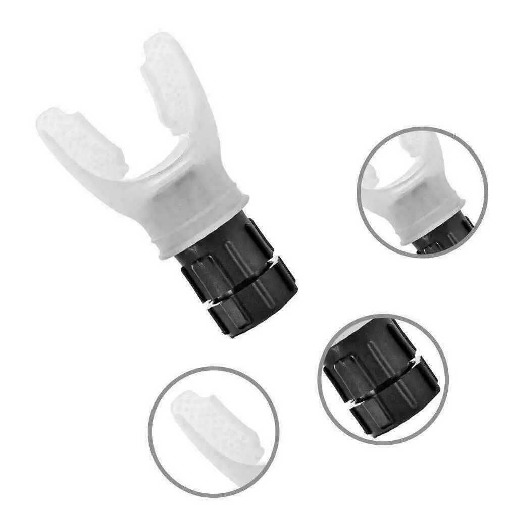 Diving Silicone Mouthpiece Breathing Exerciser Underwater Diving Snorkel Breathing Tube Mouthpiece Regulator Swimming Accessorie
Diving Silicone Mouthpiece Breathing Exerciser Underwater Diving Snorkel Breathing Tube Mouthpiece Regulator Swimming Accessorie