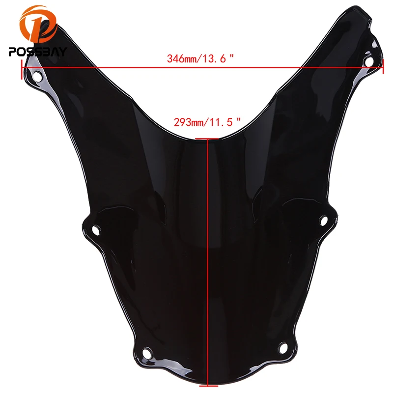 POSSBAY Black/Clear/Smoke Motocross Windshield Motorcycle Windscreen Deflectors For Suzuki SV650 SV1000 2003 04 05 06 07 08 2009
POSSBAY Black/Clear/Smoke Motocross Windshield Motorcycle Windscreen Deflectors For Suzuki SV650 SV1000 2003 04 05 06 07 08 2009