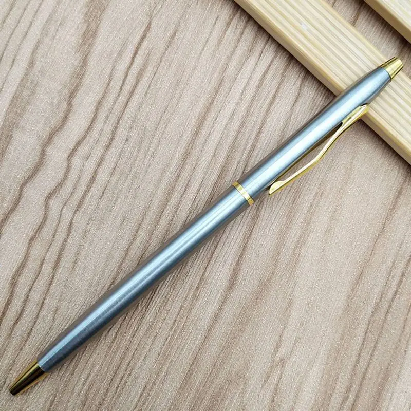 Фото Шариковая ручка из нержавеющей стали для отелей подарочная металлическая