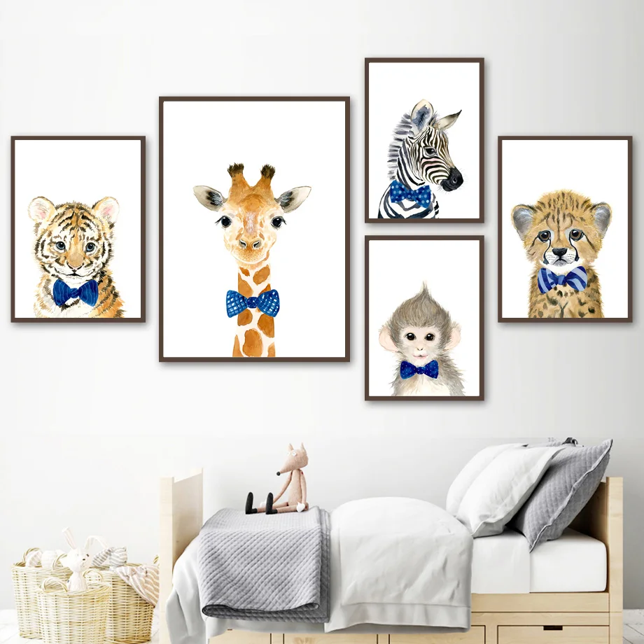 Giraffe Monkey Leopard Fox rabbit elephant zebra Poster Nursery Wall Art Print Canvas Painting Pictures Baby Boy Room Decor Wall 
Giraffe Monkey Leopard Fox rabbit elephant zebra Poster Nursery Wall Art Print Canvas Painting Pictures Baby Boy Room Decor Wall