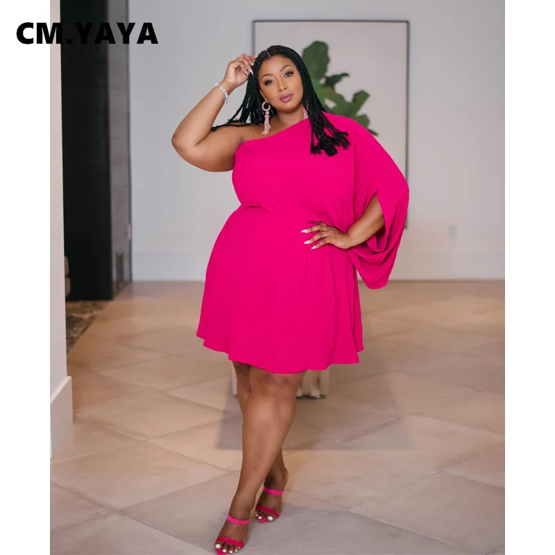 Женское однотонное платье-трапеция CM.YAYA большого размера с рукавом «летучая мышь»
Женское однотонное платье-трапеция CM.YAYA большого размера с рукавом «летучая мышь»