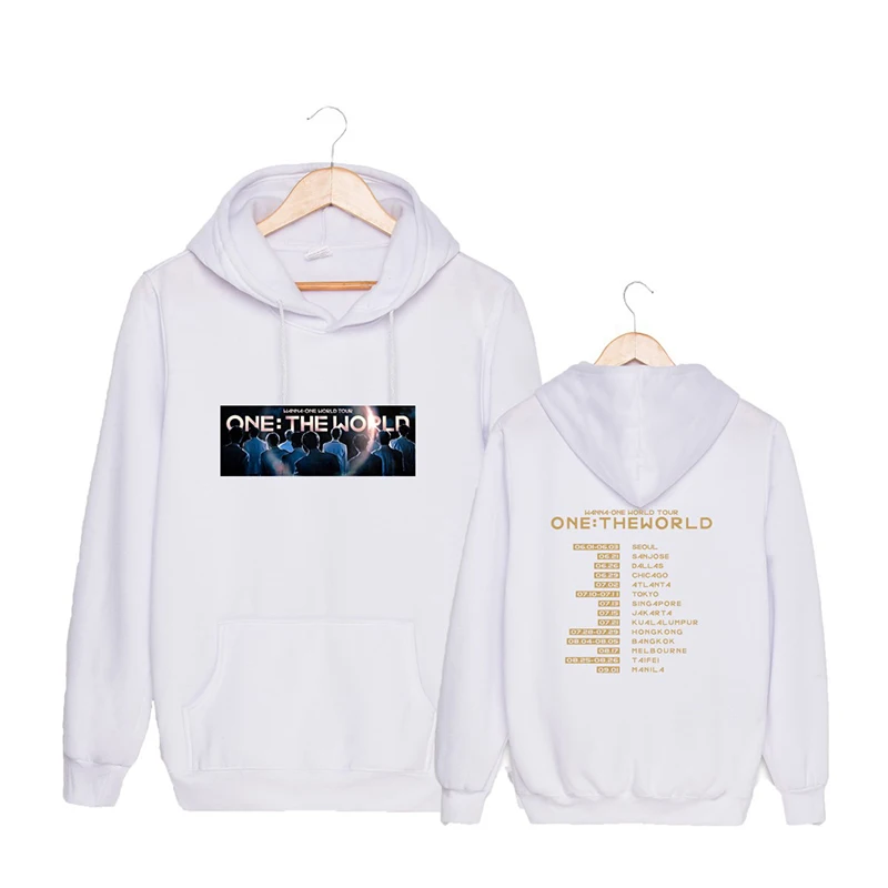 New Korean Fashion KPOP Wanna One Tour ONE THE WORLD Hoodies Hip Hop Hooded Tops Pullovers Sweatshirts Women Long Sleeve Hoody
New Korean Fashion KPOP Wanna One Tour ONE THE WORLD Hoodies Hip Hop Hooded Tops Pullovers Sweatshirts Women Long Sleeve Hoody