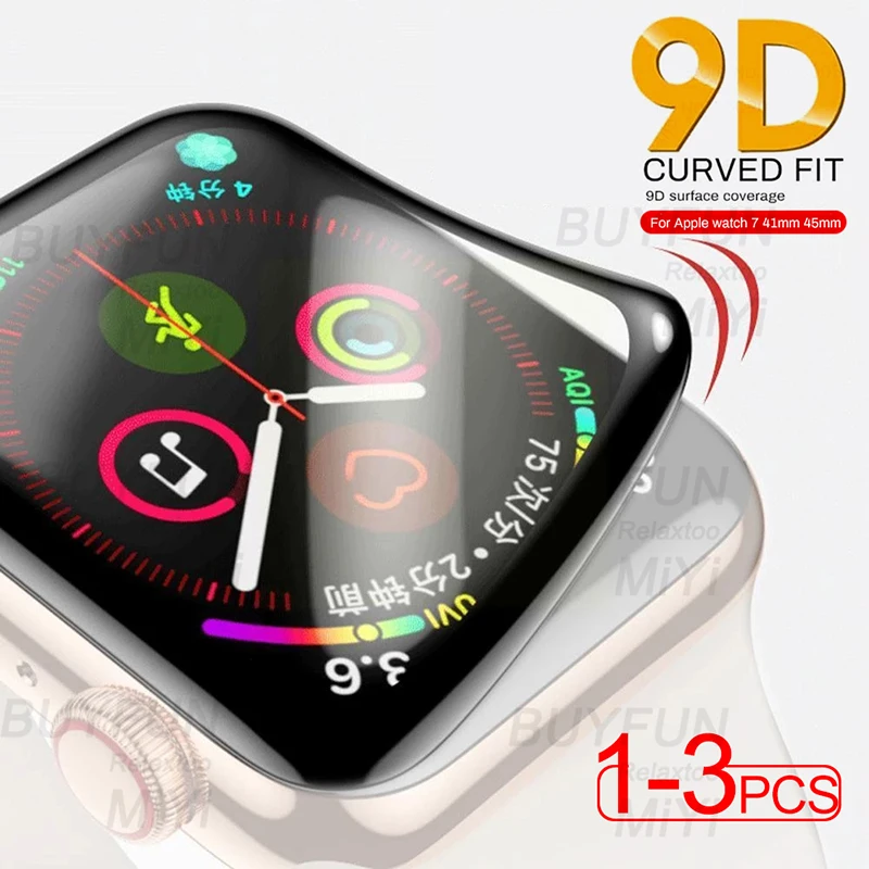 1-3PCS 3D Curved Fiberglass Protective Film for apple wacth 7 series 41mm 45mm i watch watch7 iwatch7 41 45 mm Screen Protectors
1-3PCS 3D Curved Fiberglass Protective Film for apple wacth 7 series 41mm 45mm i watch watch7 iwatch7 41 45 mm Screen Protectors