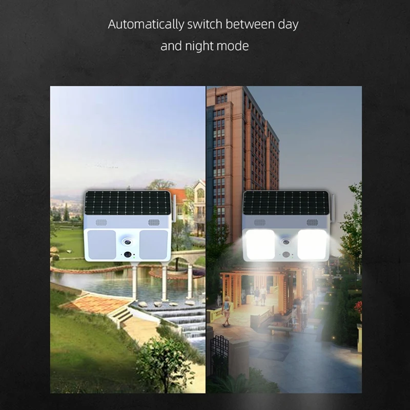 Lowpower Consumption Solar Surveillance Camera Outdoor Wall Light Camera Wireless High-Definition Wifi Waterproof Camera
Lowpower Consumption Solar Surveillance Camera Outdoor Wall Light Camera Wireless High-Definition Wifi Waterproof Camera
