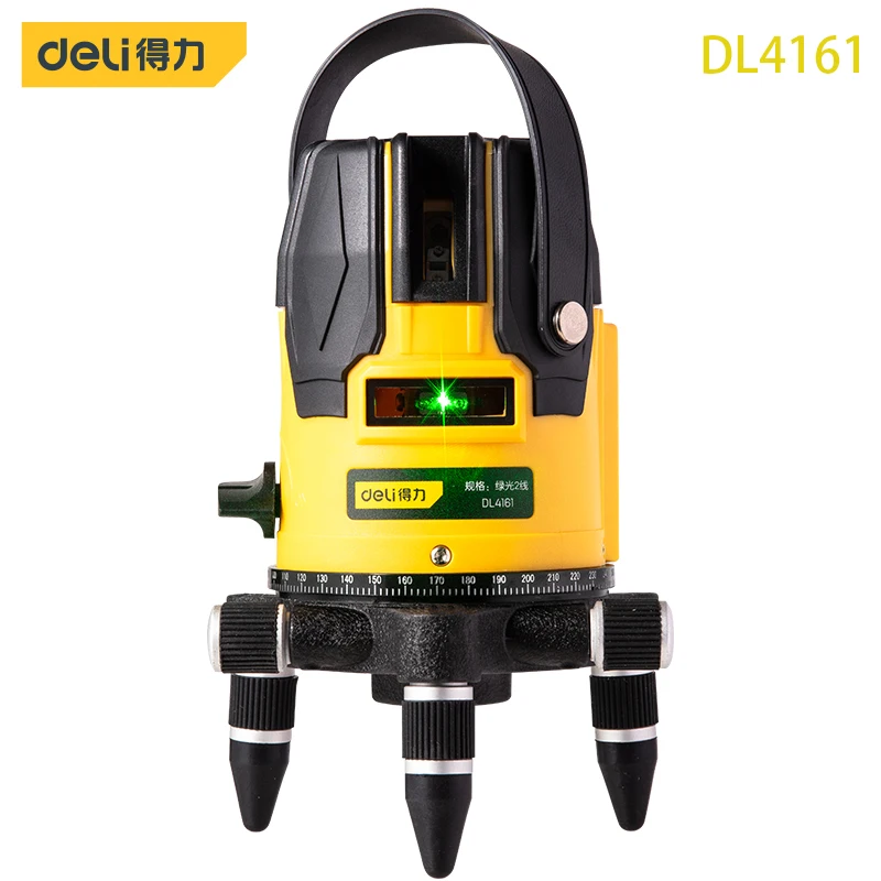 

Deli DL4161 Two-Line Spirit Level 360° Fine-Tuning Automatic Anping Dry Battery And Lithium Battery Dual Mode Touch Button