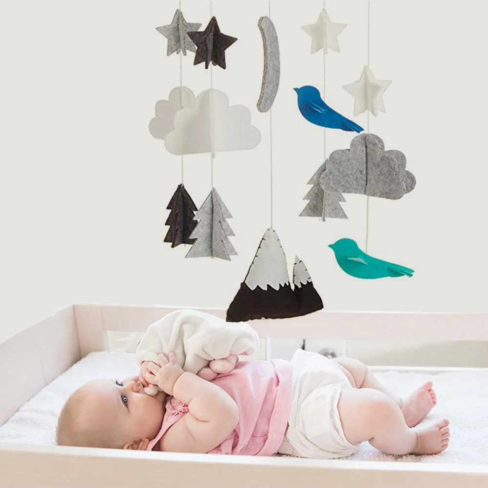 Baby Crib Non-woven Moon Stars Wind Chime Toys Birds Baby Ceiling Hanging Nursery Decor Hanging Dreamcatcher
Baby Crib Non-woven Moon Stars Wind Chime Toys Birds Baby Ceiling Hanging Nursery Decor Hanging Dreamcatcher